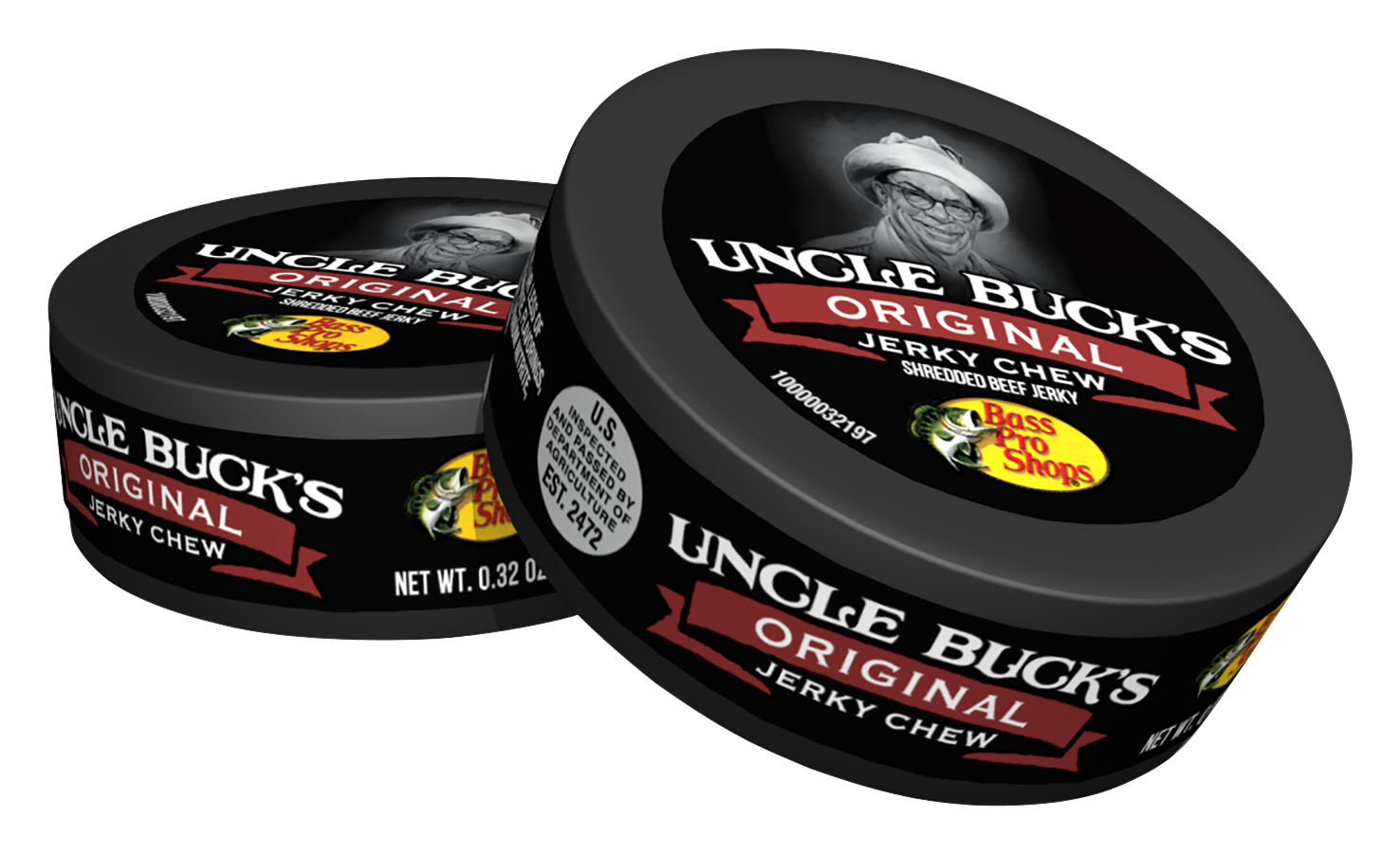 Uncle Buck's Original Flavor Shredded Beef Jerky Chew 36Pack Cabela's